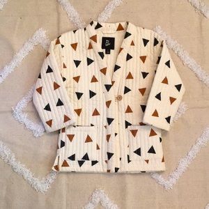 Quilted art class jacket